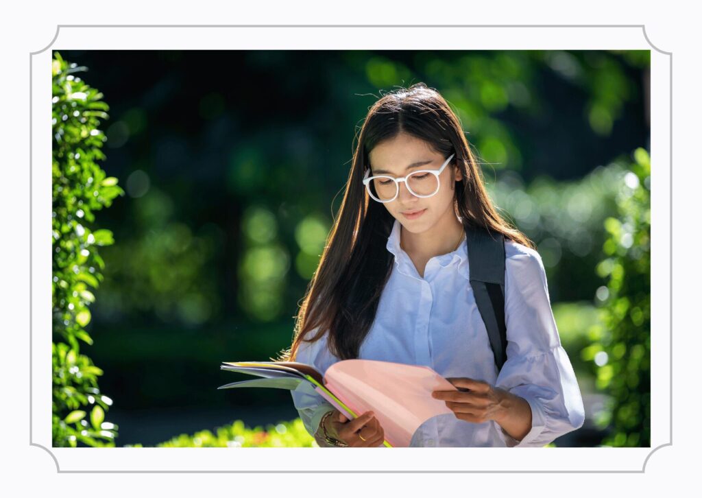 大学生の女性